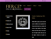 Tablet Screenshot of fiercedragjewels.com